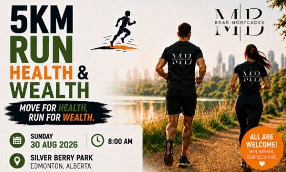Health & Wealth 5KM Run: Why Brar Mortgages Brought Edmonton Together at Silver Berry Park